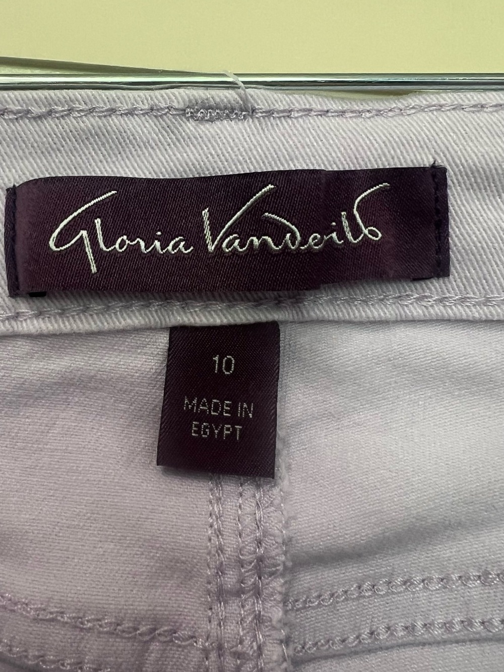Gloria Vanderbilt Light Lavender High-Rise Women’s Jeans